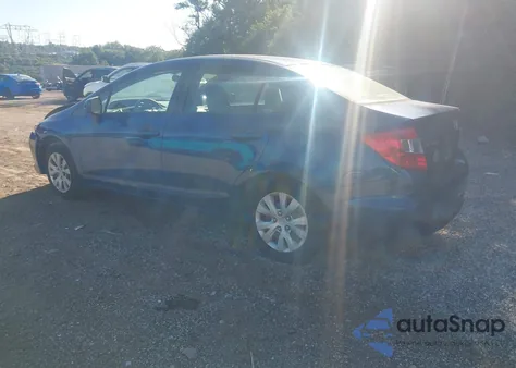 2012 Honda Civic Lx from USA, damaged, VIN 19XFB2F57CE326912
